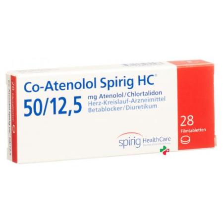 Co-atenolol Spirig 50/12.5 28 filmtablets - PrimeCare Global